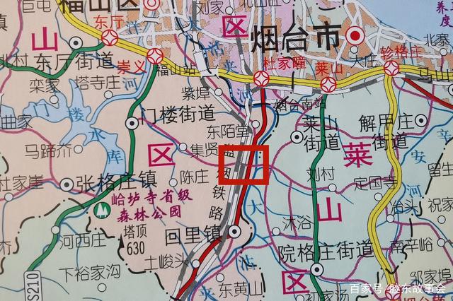 山东烟台福山区最新地图，励志故事背后的区域发展见证者