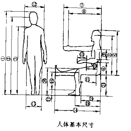 人体尺寸国家标准